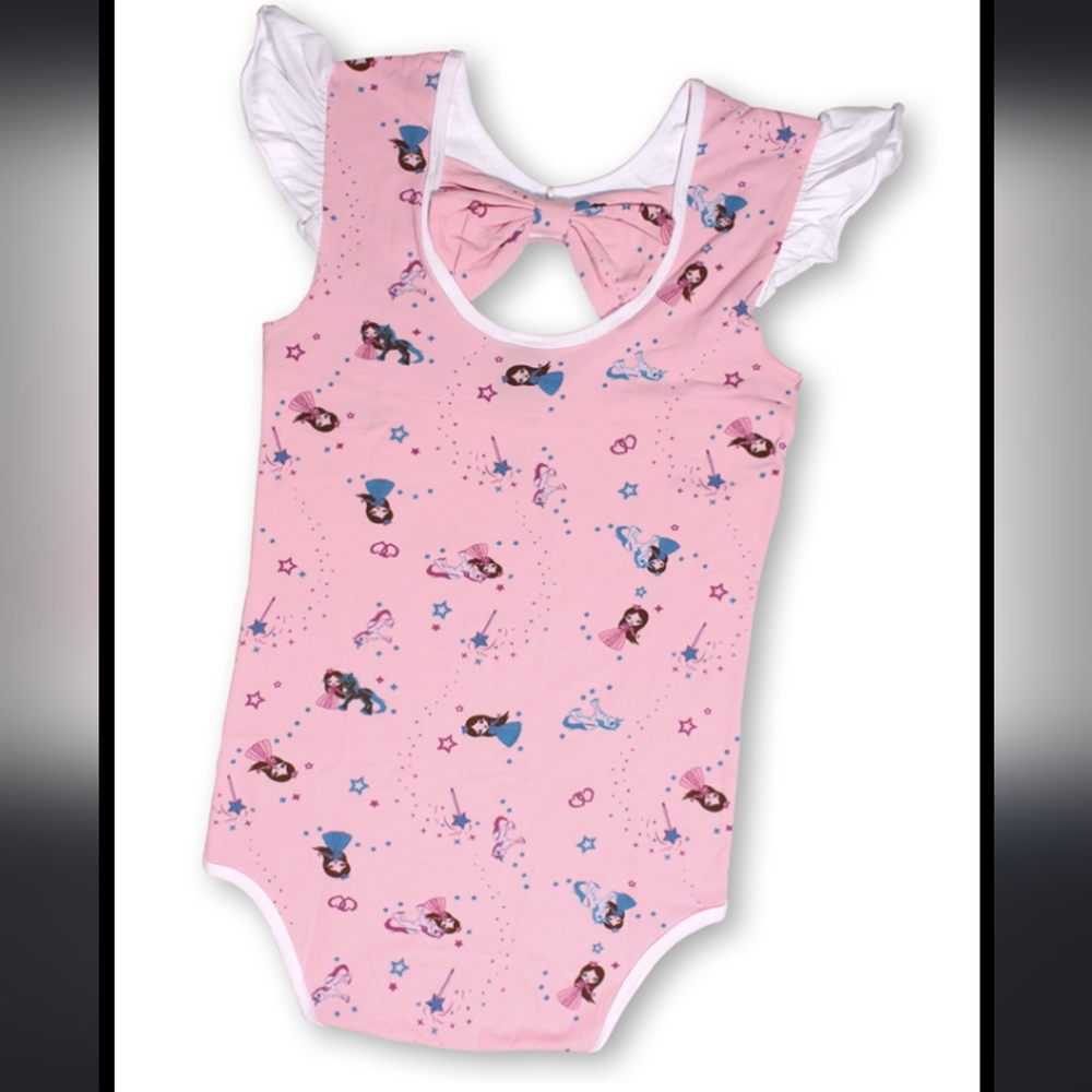  Rearz Princess Bodysuit with Bow Adult Onesie Costume Pink